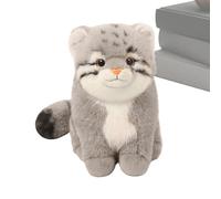 Peluche Del Gato De Pallas Decoración Hogareña Suave, Tierna Y Abrazable