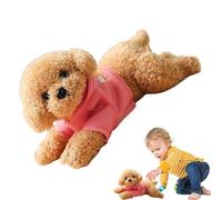 Peluche del perro de la felpa, animal de la felpa del perro, Perros lindos, Decoración suave del hogar para los jardines, felpa del animal de la felpa de 13,78 pulgadas, juguete de la simulación