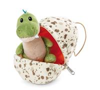 NICI- Peluche Dinosaurio bebé en Huevo 13cm Green, Color Beige (48804)
