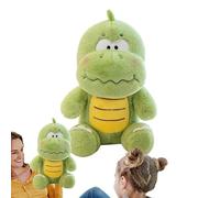 Peluche Dinosaurio Peluche, Dinosaurio Verde | Dinosaurio de animales de peluche verdes de dibujos animados - Cojín decorativo suave dinosaurio sofocante para el hogar, para salón, dormitorio, do