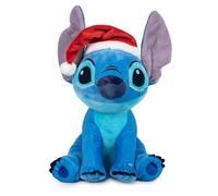 Peluche Disney Stitch 26cm con gorro de Navidad