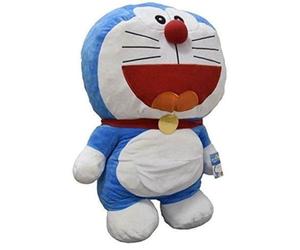 Peluche Doraemon gigante 80 cm Original, el más grande en absoluto