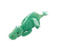 Peluche Dragón Recostado 60cm, Dragón Cordero Super Suave, Almohada Infantil Forma Dragón Rosa&Verde, Juguete Peluche Niños Niñas (Verde)