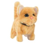 Peluche eléctrico de peluche para gatos - Juguetes electrónicos interactivos | Control táctil Meow Gatito Niños Niñas Niños Cumpleaños Regalos de Navidad, Robot de carrera animado