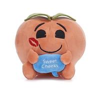 Peluche Emoji de 18 cm, fruta melocotón "Sweet Cheeks"