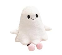 Peluche Fantasma De Halloween - Fantasma Hecho A Mano De Ganchillo | Almohadas Decorativas Espeluznantes Para Halloween, Juguetes De Peluche De Miedo, 2025 Adopta Una Muñeca Con En Mini Banda S