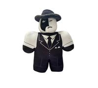 Peluche Forsaken Chance, 26CM Lindo Animal Hombre Enmascarado Blanco Y Negro Juguetes De Peluche Regalo for Niños Fanáticos Los Videojuegos Decoración del Hogar