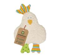 Peluche Gallinita Sonaja 100% ecológico de lana virgen KbA y relleno de huesos de cereza fabricado en Alemania
