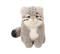 Peluche Gato De Pallas Decoración Hogareña Suave, Tierna Y Abrazable