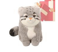 Peluche Gato De Pallas Decoración Hogareña Suave, Tierna Y Abrazable