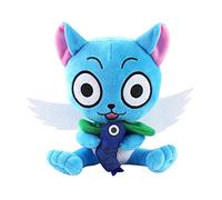 Peluche genérico Anime Happy Fairy Tail - Muñeca de peluche creativa de 17 cm, juguete para el hogar y decoración de dibujos animados, ideal para Halloween (niños y adultos)