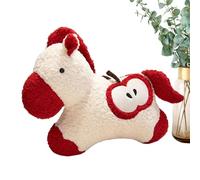 Peluche genérico Año del Caballo - Animal de peluche lindo, juguete de peluche suave | Caballo decorativo estilo fruta, lingote, para adultos y dormitorio, oficina, sofá, guardería, salón, voy