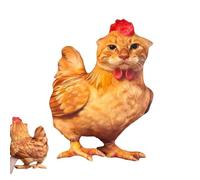Peluche genérico en forma de pollo con cabeza de gato gato y pollo dulce | Juguete de peluche para sofá cama, oficina, dormitorio, cumpleaños, fiesta de año nuevo, chico, niña colegas