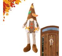Peluche Gnomes - Decoraciones de peluche Gnomos navideños | Peluches Dangle Leg | Juego de decoraciones de elfo de Navidad para Acción de Gracias, con pantalla de mesa de casa de temporada para los am