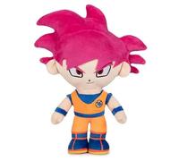 Peluche Goku Super Saiyan God 27 cm - Muñeco de Felpa Suave, Detallado y Coleccionable | Juguete Dragon Ball Super para Niños y Fans Anime