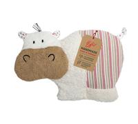 Peluche Hipopótamo térmico 100% ecológico de lana virgen KbA y relleno de huesos de cereza fabricado en Alemania
