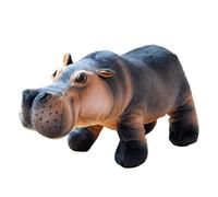 Peluche Hugging Hippo - Juguete de peluche suave, compañero decorativo, figura de animal coleccionable | de hipopótamo pigmeo para el hogar, sofá, dormitorio, niños, adolescentes, adultos, com