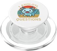 Peluche I Axolotl Questions Cute Axolotl Funny Kids PopSockets PopGrip para MagSafe