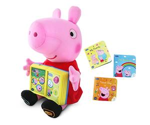 Peluche Interactivo Peppa Pig Aprende con los diverlibros de Peppa