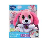 Peluche interactivo VTech Doggie Talk to Me rosa para niños