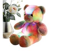 Peluche | Juguete Suave y portátil con Luces LED Animal de Peluche Oso | para Familia Amigos niños niñas colegas cumpleaños casa Viaje año Nuevo