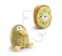 Peluche Kiwi con función Reversible 15cm 2 en 1 - Verde - Suave de NICI - Ideal para abrazar, Jugar y como compañero en casa, en la guardería o de Viaje | 62991
