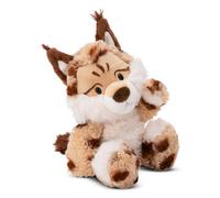Peluche Lince Lyka 25cm Beige - para Jugar y abrazar, para niños y Adultos, una Gran Idea de Regalo
