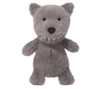 Peluche lobo - Muñeca animal suave lindo 25 cm y cojín para dormir | Pelouche delicado sobre la piel, relleno de algodón | Regalo para niñas, niños, decoración habitación y guardería