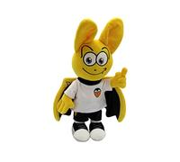 Peluche Mascota Valencia 30 Cm Camiseta Blanca, Producto Oficial (CyP Brands)