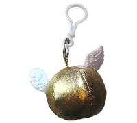 Peluche met lico original de Harry Potter: Snitch dorada con alas opalescentes y clip de pl stico blando extra ble.