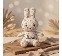 Peluche Miffy Vintage Little Flowers de 35 cm con nombre – Sin personalización