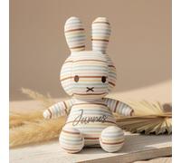 Peluche Miffy Vintage Sunny Stripes 35 cm – personalizable – Sin personalización