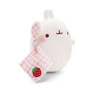 Peluche Molang con doudou 20cm Blanco - Juguete para bebés y agarradores, para agarrar, Jugar, Descubrir y dormirse