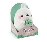 Peluche Molang con trébol 16cm en Embalaje de Regalo
