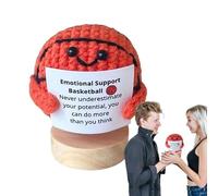 Peluche Motivacional De Apoyo,de Tejer con Frases Inspiradoras - Motivacional para Hogar, Trabajo, Regalo Y Escritorio