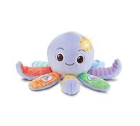 Peluche musical interactivo VTech Lila Pulpo con tentáculos texturizados y luz rítmica