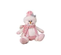 Peluche navideño de Papá Noel - Figura Rosa para Las De Invierno,Ornamento para Árbol De Navidad De Peluche Santa Claus,para Estantes La Biblioteca El Jardín Patio Mesita De Noche Davanza