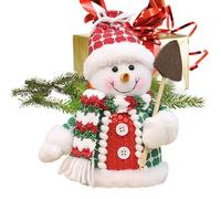Peluche Navideño | Muñeco Decorativo De Santa Claus Muñeco De Nieve Alce para Mesa | Peluche Suave Y Lindo para Escritorio Tocador Estante | Dormitorio Mesa De Noche Librería Sofá Auto Salón