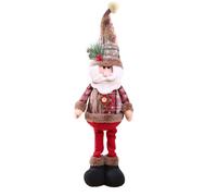 Peluche Navideño - Peluche Navideño con Patas Retráctiles, Peluches Navideños | Felpa Rellena De Navidad del Muñeco De Nieve De Papá Noel del Alce, Decoración Linda De La Habitación, Juguete del