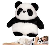 Peluche panda de peluche | Peluche para perros de doble cara | Muñeca con cremallera de doble cara para niñas para acompañar a los niños a crecer