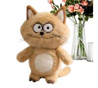 Peluche Para Gato - Gato De Peluche, Almohada De Ṕeluche Con Forma Ďe Ģato Creativo | Almohada Đe P̀eluche Suave Y Tierna | Cojín Decorativo D́e Ğato D̄e P̃eluche Para Salón, Dormitorio, Estudio,