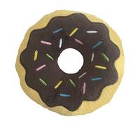 Peluche para Perros Gloria - Tamaño 14 cm - Peluche Chocolate Dognut - Juguete para Perros - Peluche con Sonido crujiente - Textura Suave - Material Resistente - Color marrón