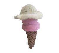 Peluche para Perros Gloria - Tamaño 17 cm - Peluche Gloicecream - Juguete para Perros - Peluche con Sonido crujiente - Textura Suave - Material Resistente - Color Beige