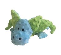 Peluche para Perros Gloria - Tamaño 24 cm - Peluche Mini Smaug - Juguete para Perros - Peluche con Sonido - Textura Suave - Material Resistente - Color Verde/Azul