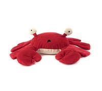 Peluche para Perros Gloria - Tamaño 25 cm - Peluche Coco Cangrejo - Juguete para Perros - Peluche con Sonido - Textura Suave - Material Resistente - Color Rojo