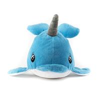 Peluche para Perros Gloria - Tamaño 25 cm - Peluche Nuka Narval - Juguete para Perros - Peluche con Sonido - Textura Suave - Material Resistente - Color Azul