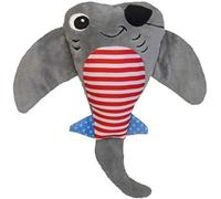 Peluche para Perros Gloria - Tamaño 26 cm - Peluche Ryan - Juguete para Perros - Peluche con Sonido - Textura Suave - Material Resistente y Duradero - Color Gris