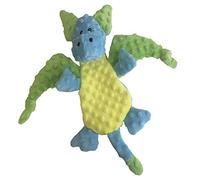 Peluche para Perros Gloria - Tamaño 41 cm - Peluche Smaug - Juguete para Perros - Peluche con Sonido - Textura Suave - Material Resistente - Color Verde/Azul