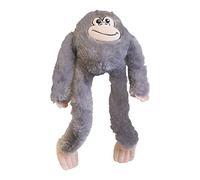 Peluche para Perros Gloria - Tamaño 44 cm - Peluche Iwazaru - Juguete para Perros - Peluche con Sonido - Textura Suave - Material Resistente - Ideal para Perros pequeños - Color Gris