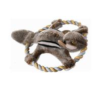 Peluche para perros Hunter Wildlife Train Con cuerda Ardilla (30 cm)